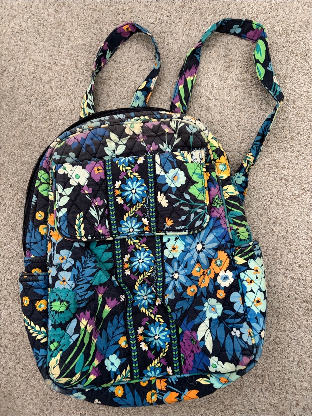 Vera Bradley - Quilted Floral Mini Backpack - Multicolor